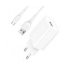 SkyDolphin SC36T 1USB 2.4A White + USB Type-C cable (MZP-000117) - зображення 1