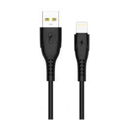   SkyDolphin S08L USB - Lightning 1m Black (USB-000561)