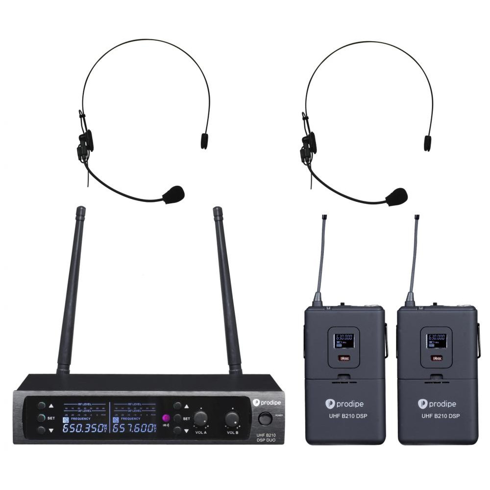 Prodipe Радіосистема UHF B210 DSP Headset Duo - зображення 1