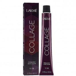   LAKME Перманентна фарба для волосся  Collage Creme Hair Color відтінок 6/66 (інтенсивний коричневий середн