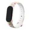 Crawford Technology Ремінець для браслета Xiaomi Mi Band 5/6 Original Flowers White/Red - зображення 1