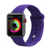 Epik Ремінець для Apple Watch 42mm/44mm Silicone Watch Band Deep Purple - зображення 1