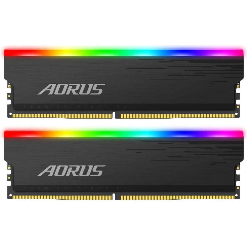 GIGABYTE 16 GB (2x8GB) DDR4 3333 MHz AORUS RGB Black (GP-ARS16G33) - зображення 1