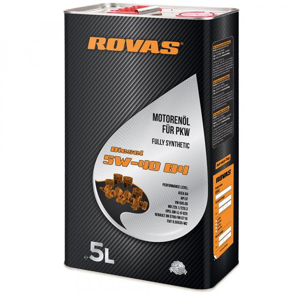 Rovas Diesel 5W-40 B4 5л - зображення 1