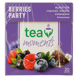   Tea Moments Чай чорний  Berries Party, 20*1,8 г (4823118600230)