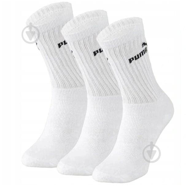 PUMA Білі шкарпетки  UNISEX SPORT SOCK 3-PACK 883296/02 - зображення 1