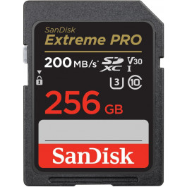   SanDisk 256 GB SDXC UHS-I U3 V30 Extreme PRO (SDSDXXD-256G-GN4IN)