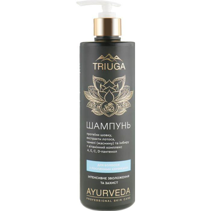 Triuga Herbal Шампунь для волос с секущимися кончиками  Ayurveda Professional Home Care Увлажнение и Защита 500 мл - зображення 1