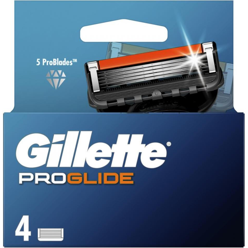 Gillette Сменные картриджи для бритья  Fusion ProGlide 4 шт (7702018085514) - зображення 1