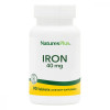 Nature's Plus Залізо, 40 мг, Iron, , 90 таблеток - зображення 1