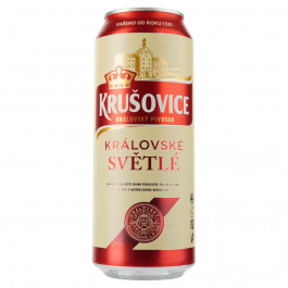   Krusovice Пиво  Svetle світло фільтроване 4.2%, 0.5 л (4820046962164)