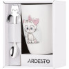 Ardesto Чашка з ложкою  Cute, 320 мл, білий (AR3040BS) - зображення 6