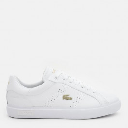   LACOSTE Жіночі кеди низькі  Powercourt 747SFA0072-216 41 (T7.5) 26.3 см Білі (5059862308781)