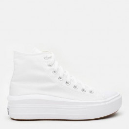   Converse Женские кеды высокие  Chuck Taylor All Star Move 568498C 38 (7.5) 24.5 см Белые (194432299276)