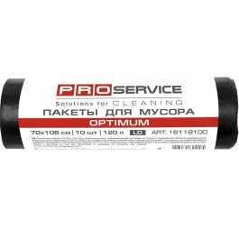   ProService Пакеты для мусора Optimum LD 120 л 10 шт Черные (16118100)