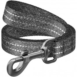   WAUDOG Поводок Collar Re-cotton из восстановленного хлопка 20 мм 200 см Серый (030911) 4823089326030