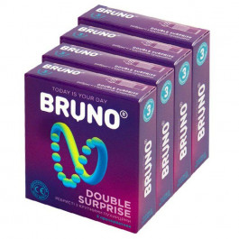   Bruno Double Surprice 4 You 12 шт (4 упаковки по 3 шт ) (ROZ6400210513)