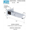 Remer Rubinetterie S.p.A. Вилив прихованого монтажу  91S квадратний - зображення 2