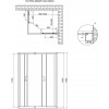 Lidz Wawel SC100x80.SAT.LOW.FR Frost - зображення 2