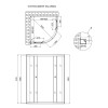 Lidz Latwa SC90x90.SAT.HIGH.FR (LLSC9090SATHIGHFR2) - зображення 2