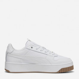   PUMA Жіночі кеди низькі  Carina Street Lux 39748701 37.5 (4.5UK) 23.5 см  White- White- Gold (40679797986