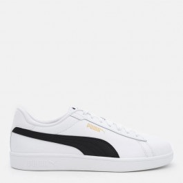   PUMA Чоловічі кеди низькі  Smash 3.0 L 39098711 41 (7.5UK) 26.5 см  White- Black- Gold (4065454988966)