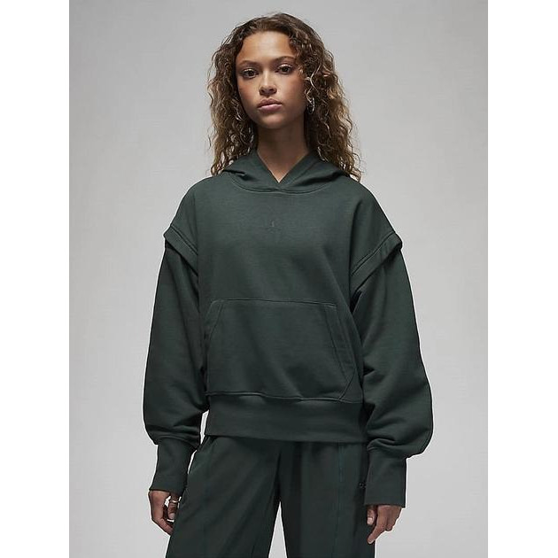 Nike Худі жіноче  W J Spt Fleece Top FB4609-316 S Сіре (196607216651) - зображення 1