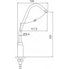 Frap Кран для фильтрованной воды  хром латунь F1052-10 - зображення 5