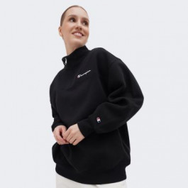   Champion Чорна жіноча кофта  half zip sweatshirt cha116590-NBK