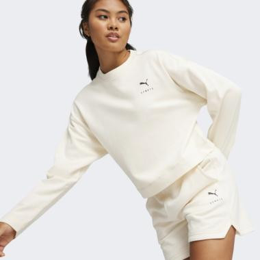 PUMA Молочна жіноча кофта  BETTER SPORTSWEAR Crew 679008/99 - зображення 1