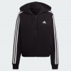 Adidas Чорна жіноча кофта  W 3S FT FZ S HD IC8781 - зображення 7