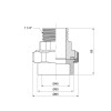 Alfa-Plast Сгон "Американка" PPR  40х1" 1/4 НР (APMTUX40114) - зображення 2