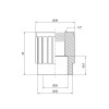 Thermo Alliance Муфта PPR  25х1/2" ВР (DSB203) - зображення 2