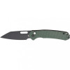 CJRB Pyrite Wharncliffe BB Micarta AR-RPM9 Steel Green (J1925A-BMGN) - зображення 1