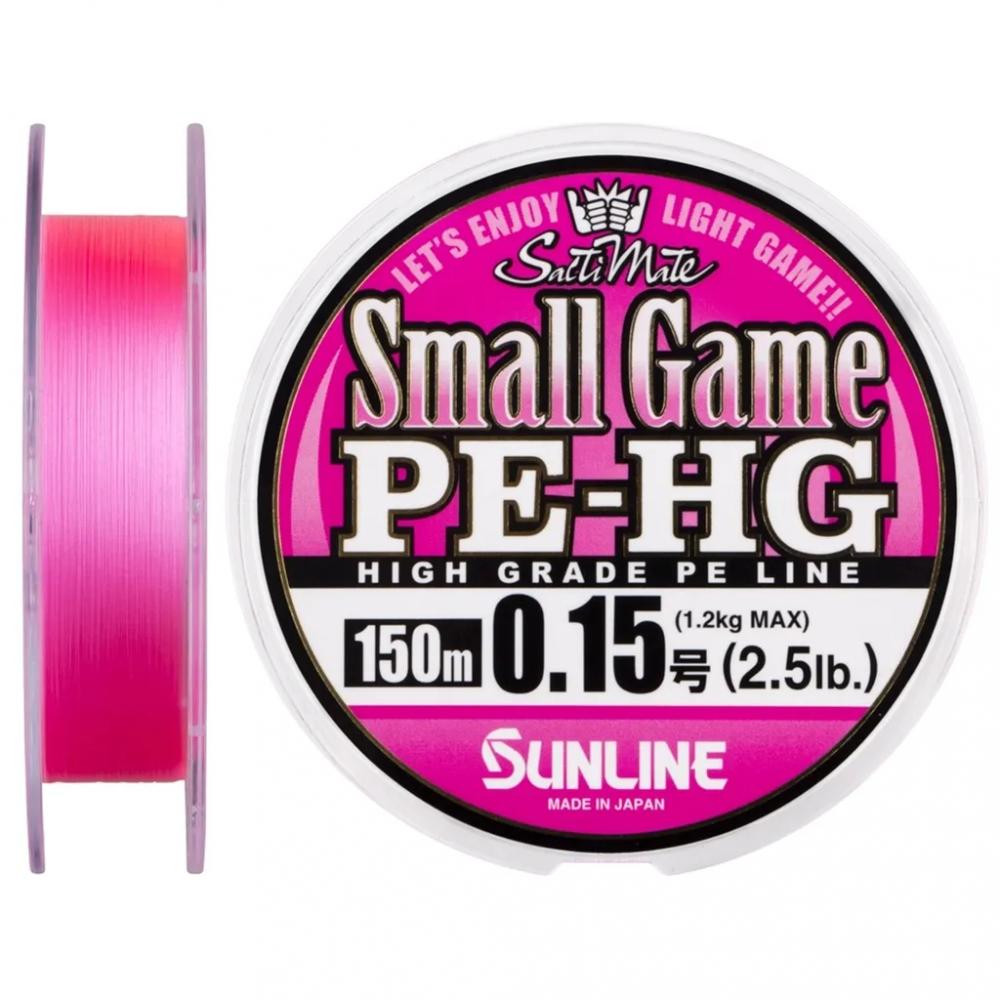 Sunline Small Game PE-HG / Pink / 0.074mm 150m 1.6kg - зображення 1