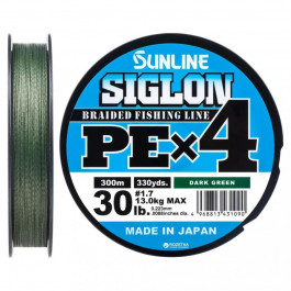   Sunline Siglon PE X4 / Dark Green / #1.7 / 0.223mm 300m 13.0kg