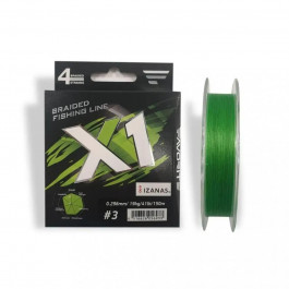   Favorite X1 PE 4x / Light Green / #3.0 / 0.296mm 150m 19.0kg