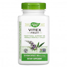   Nature's Way Витекс, Vitex Fruit, 400 mg, Nature's Way, 320 Капсул