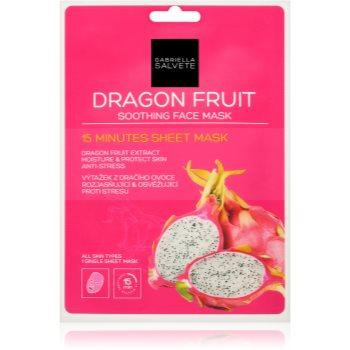 Gabriella Salvete Face Mask Dragon Fruit заспокійлива косметична марлева маска 1 кс - зображення 1