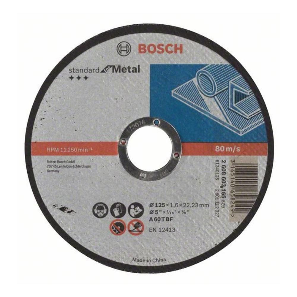 Bosch Standard 125х1.6мм SfM, прямой (2608603165) - зображення 1