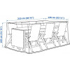 IKEA TOSTERO чехол для мебели (802.923.25) - зображення 8