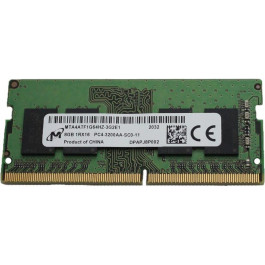   Micron 8 GB SO-DIMM DDR4 3200 MHz (MTA4ATF1G64HZ-3G2E1)