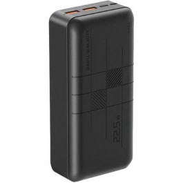   XO Power Bank PR188 2USB+Type-C QC&PD3.0 22.5W 20000mAh Black