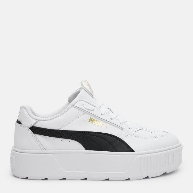 PUMA Женские кеды низкие  Karmen Rebelle 38721202 38.5 (5.5UK) 24.5 см  White- Black (4065449361002) - зображення 1