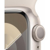 Apple Watch Series 9 GPS + Cellular 41mm Starlight Alu. Case w. Starlight Sport Band - S/M (MRHN3) - зображення 3