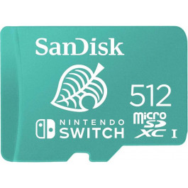   SanDisk 512 GB microSDXC for Nintendo Switch SDSQXAO-512G-GNCZN