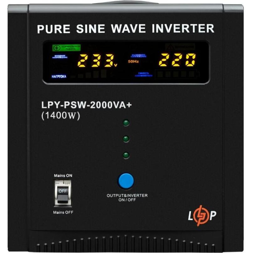 LogicPower LPY-PSW-2000VA+ 1400Вт  (22873) - зображення 1