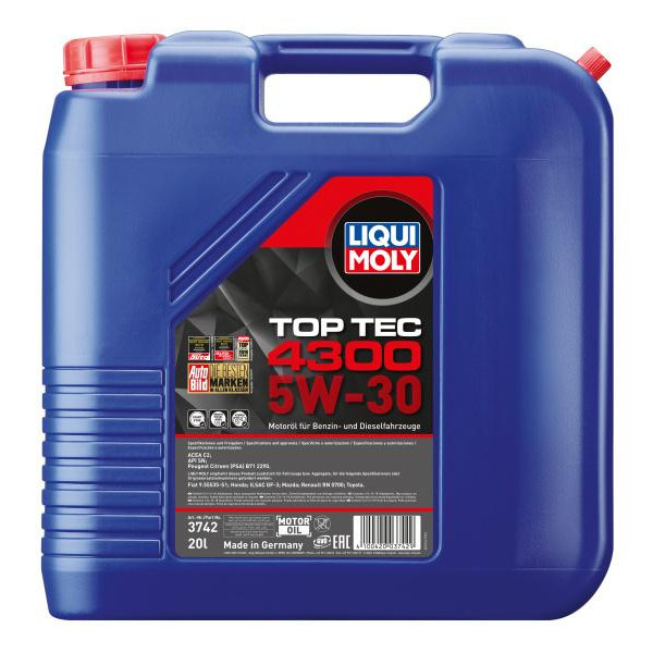 Liqui Moly TOP TEC 4300 5W-30 20л - зображення 1