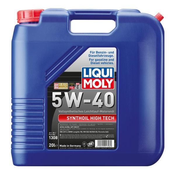 Liqui Moly Synthoil High Tech 5W-40 20л - зображення 1