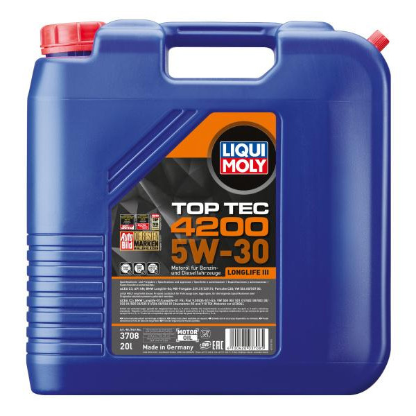 Liqui Moly TOP TEC 4200 5W-30 20л - зображення 1